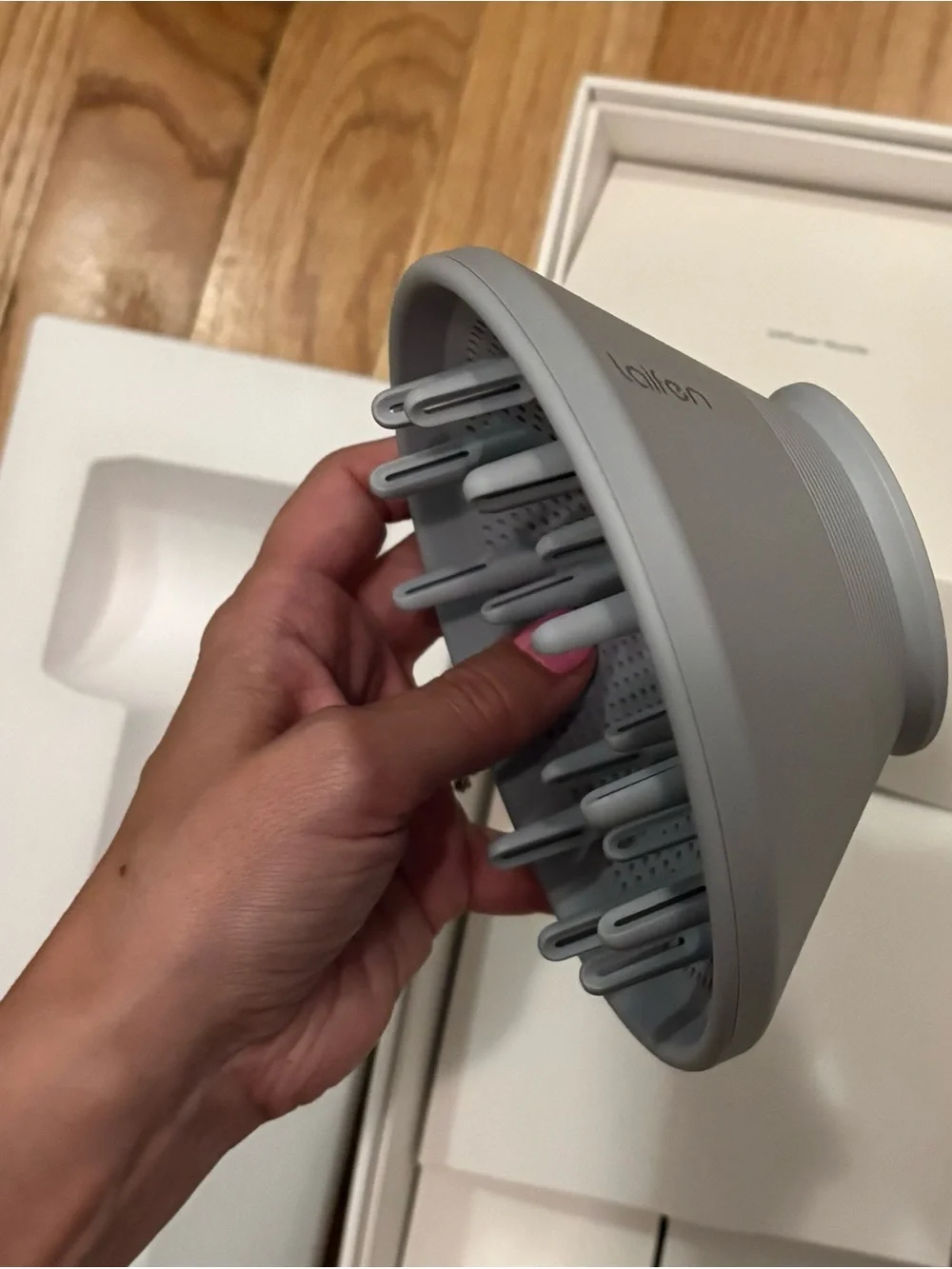✨ LAIFEN ✨ Like New Hair Dryer SE Lite With Box And 2 Nozzles Glossy Tan